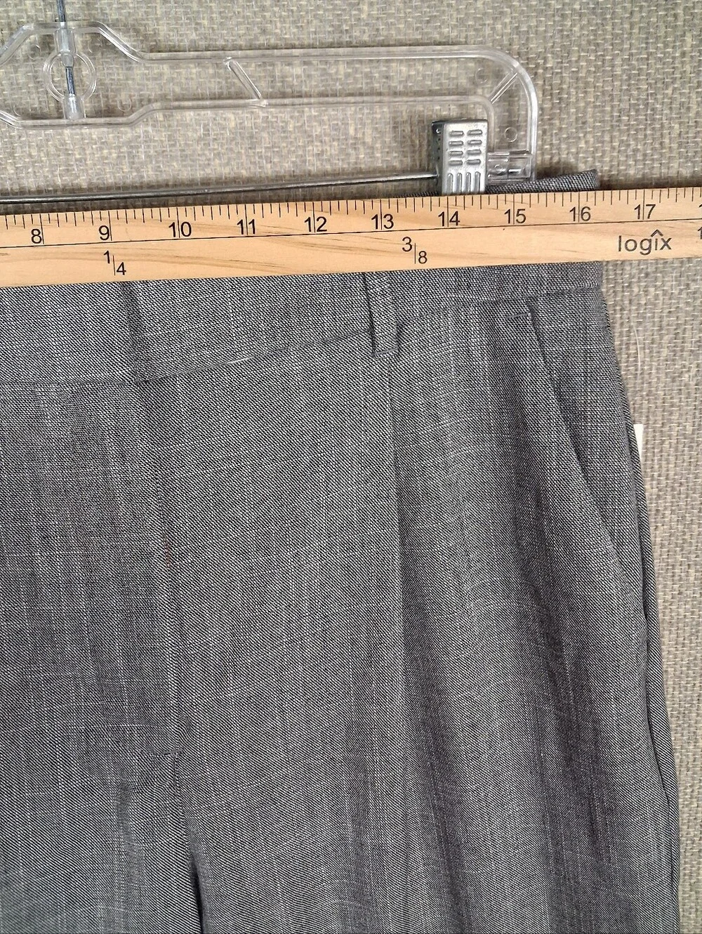 Old Navy Taylor Extra High-Rise Wide-Leg Full-Length Trouser Pants Gray Size L